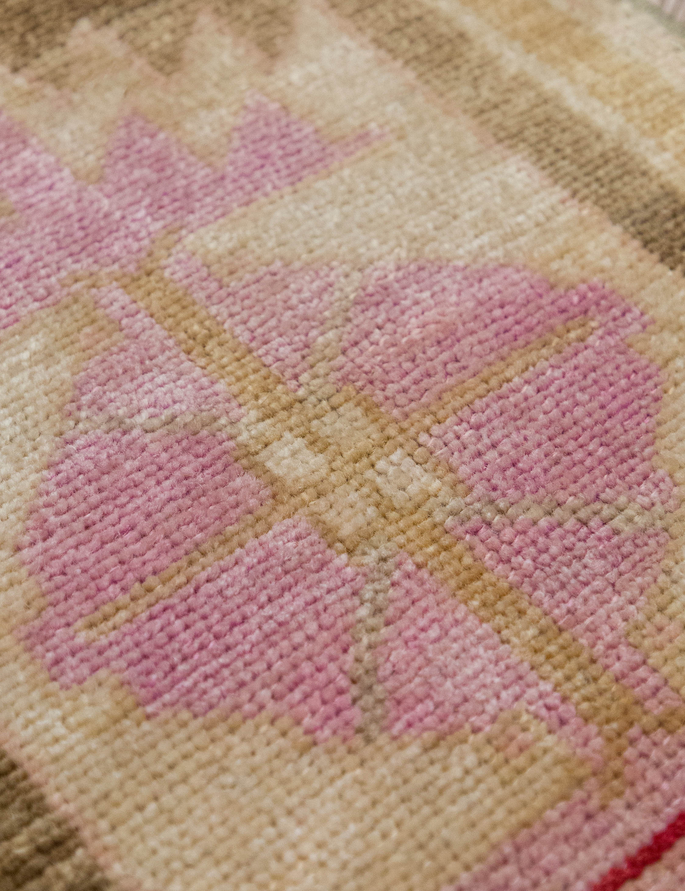 Vintage Turkish Hand-Knotted Wool Mini Rug No. 321, 1'2" x 2'8" - Image 3