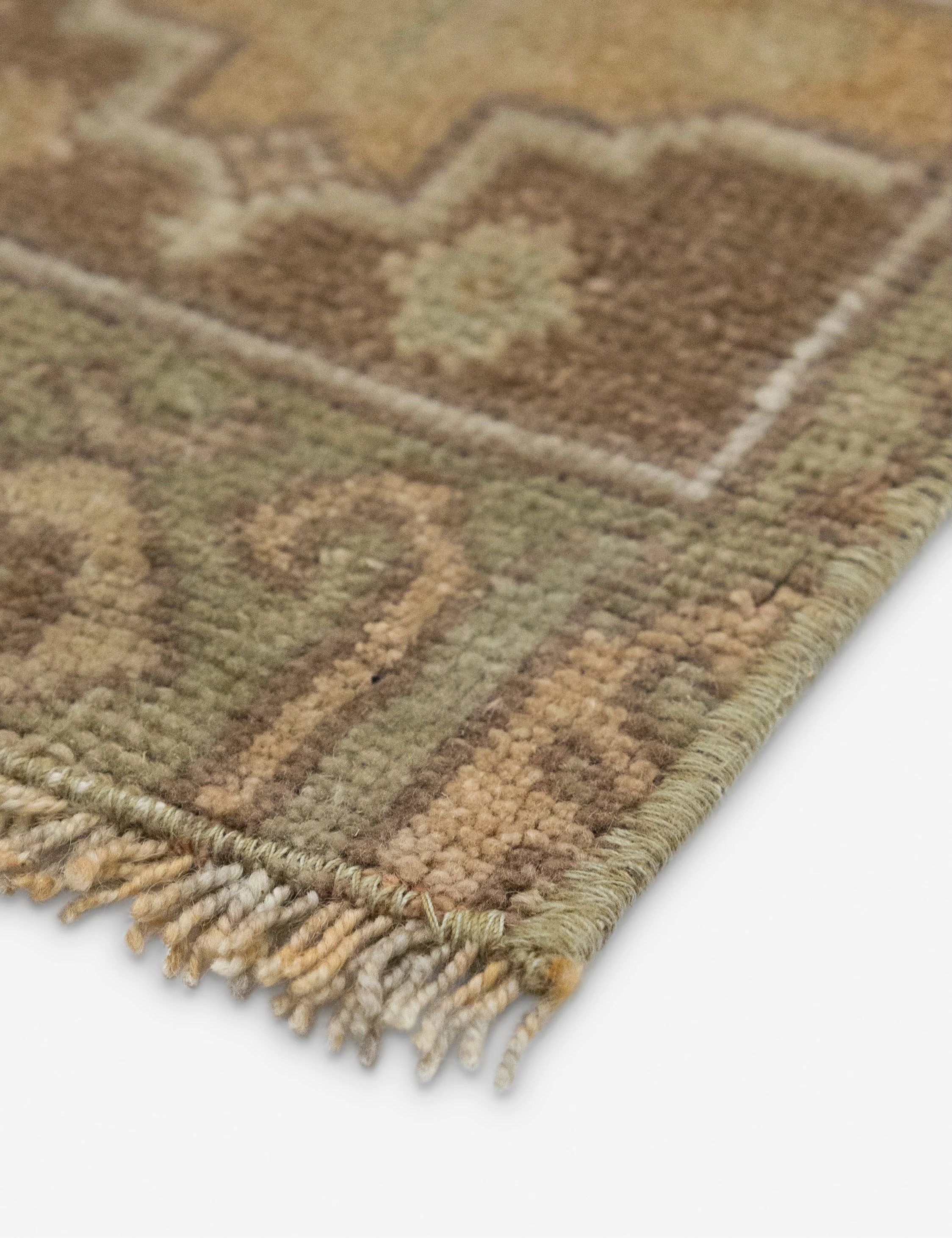 Vintage Turkish Hand-Knotted Wool Mini Rug No. 322, 1'2" x 3'5" - Image 2