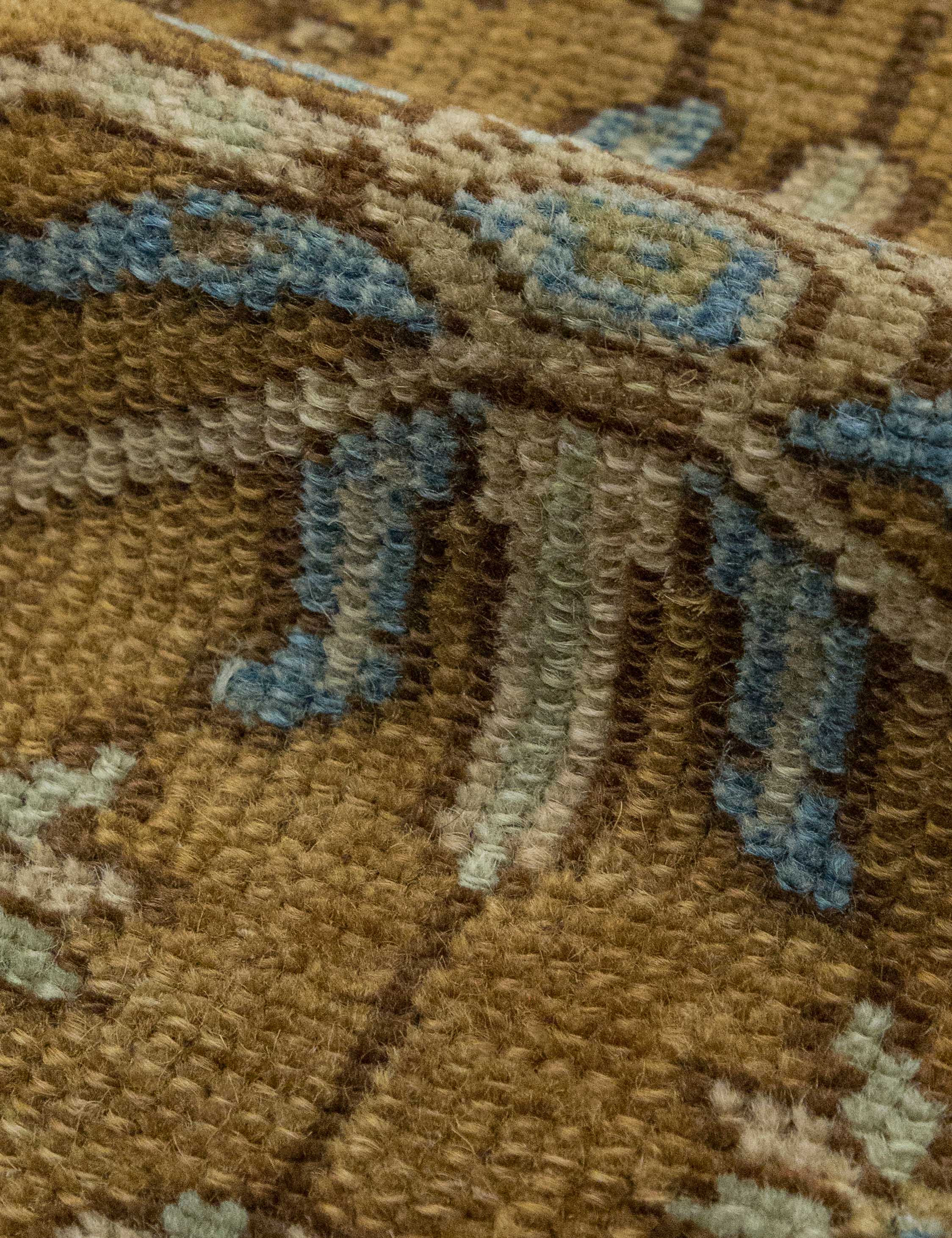 Vintage Turkish Hand-Knotted Wool Mini Rug No. 333, 1'4" x 2'9" - Image 4