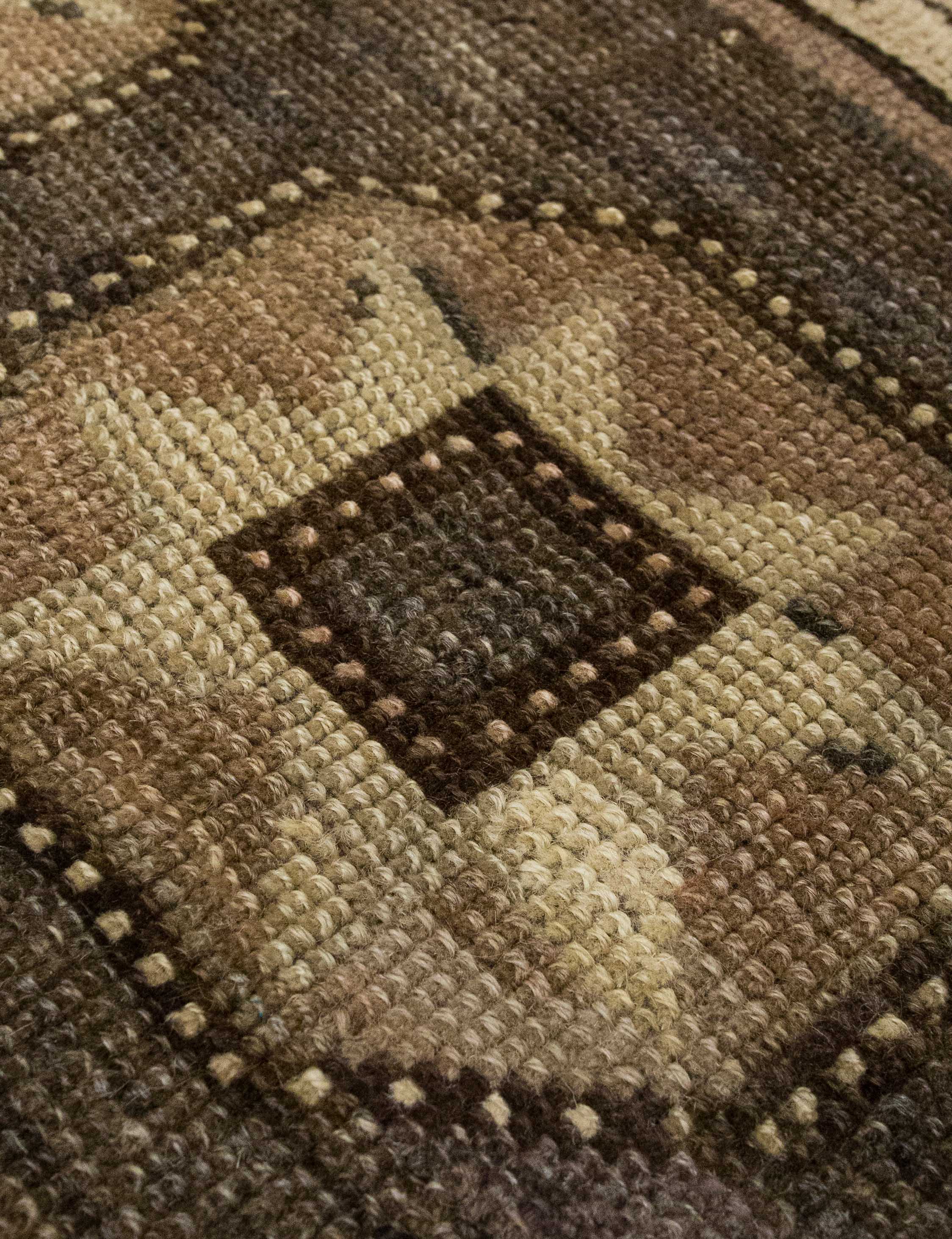 Vintage Turkish Hand-Knotted Wool Mini Rug No. 334, 1'5" x 2'6" - Image 3