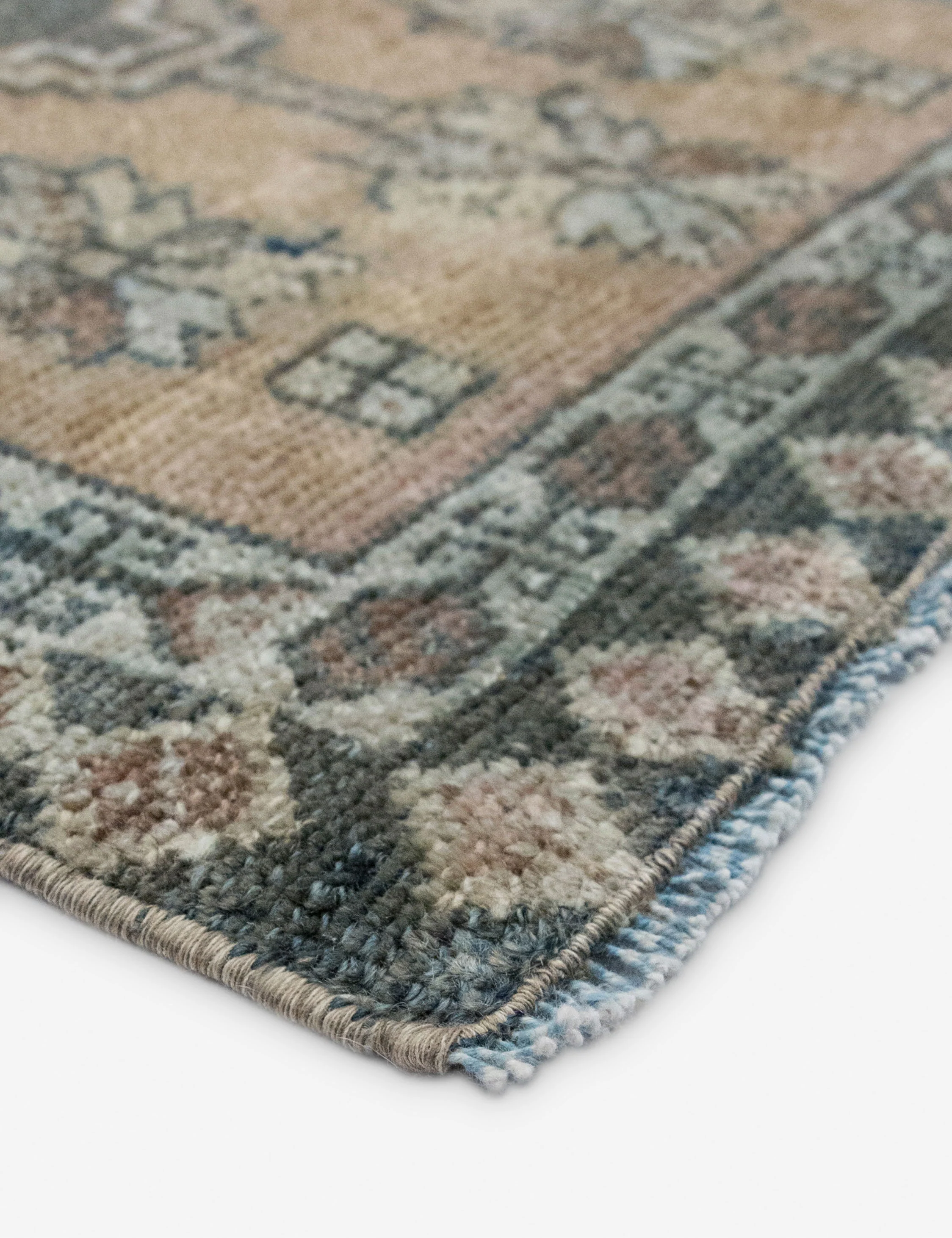 Vintage Turkish Hand-Knotted Wool Mini Rug No. 346, 1'7" x 2'6" - Image 2