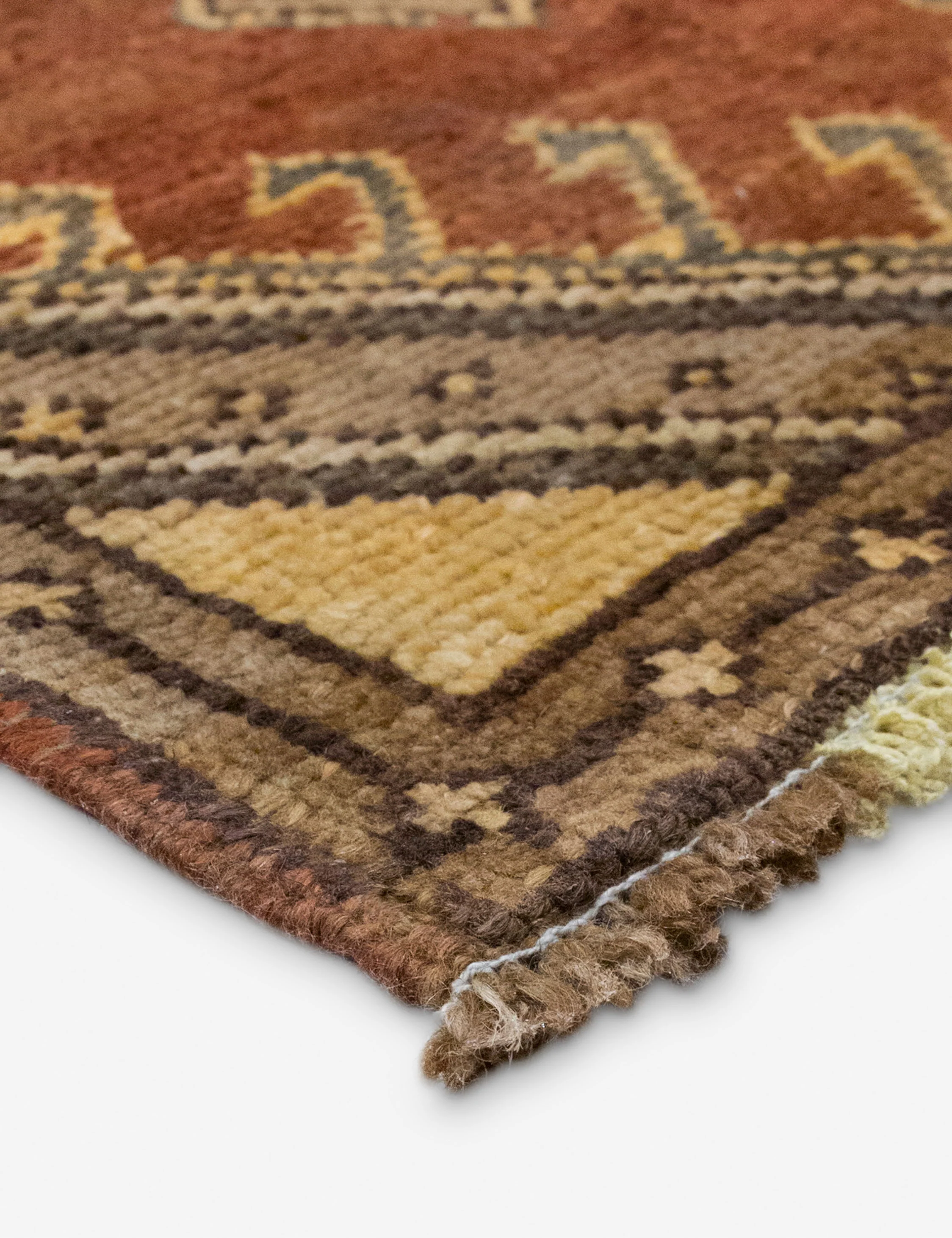 Vintage Turkish Hand-Knotted Wool Mini Rug No. 351, 1'10" x 3'8" - Image 2