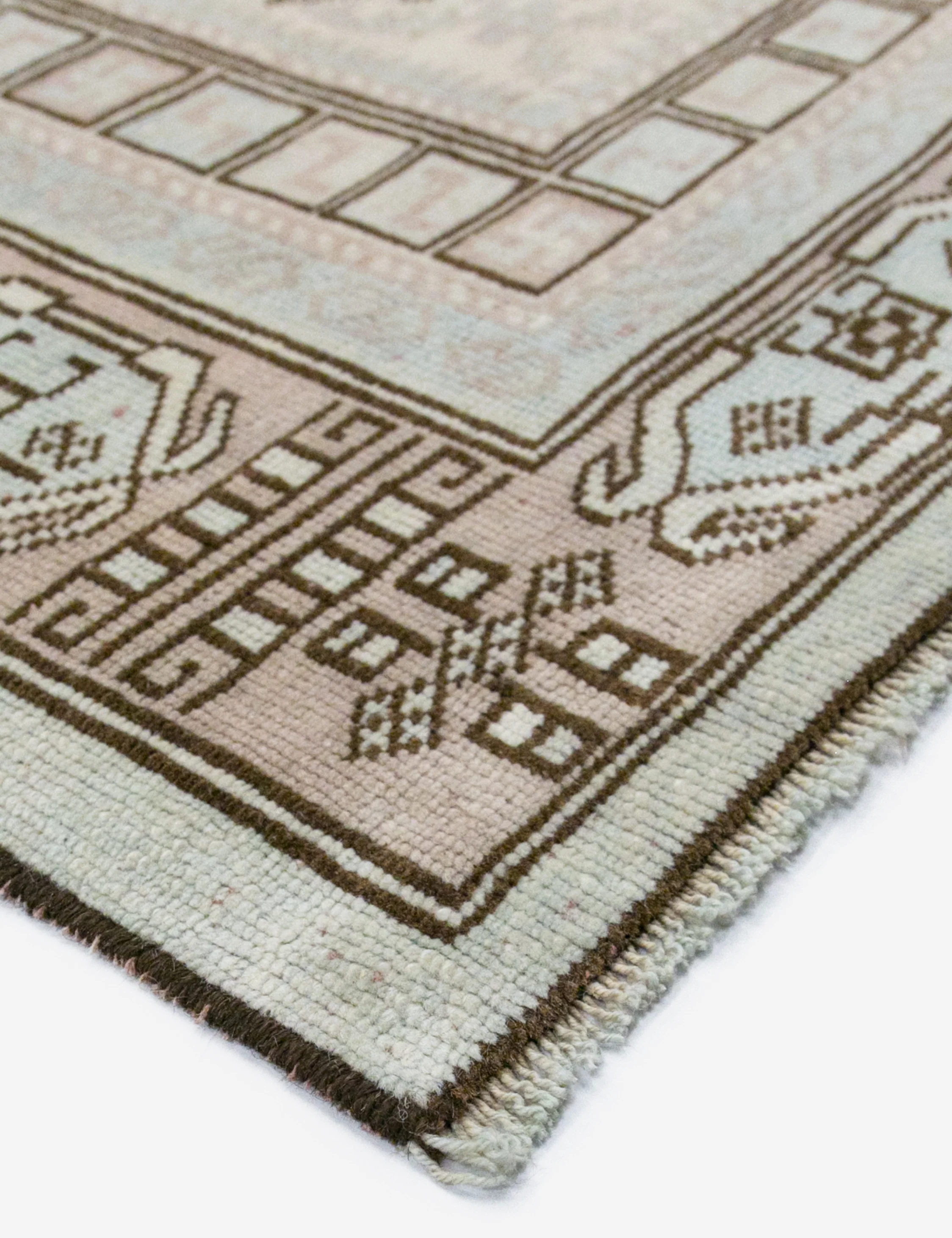 Vintage Turkish Hand-Knotted Wool Rug No. 372, 5'11" x 8'9" - Image 2