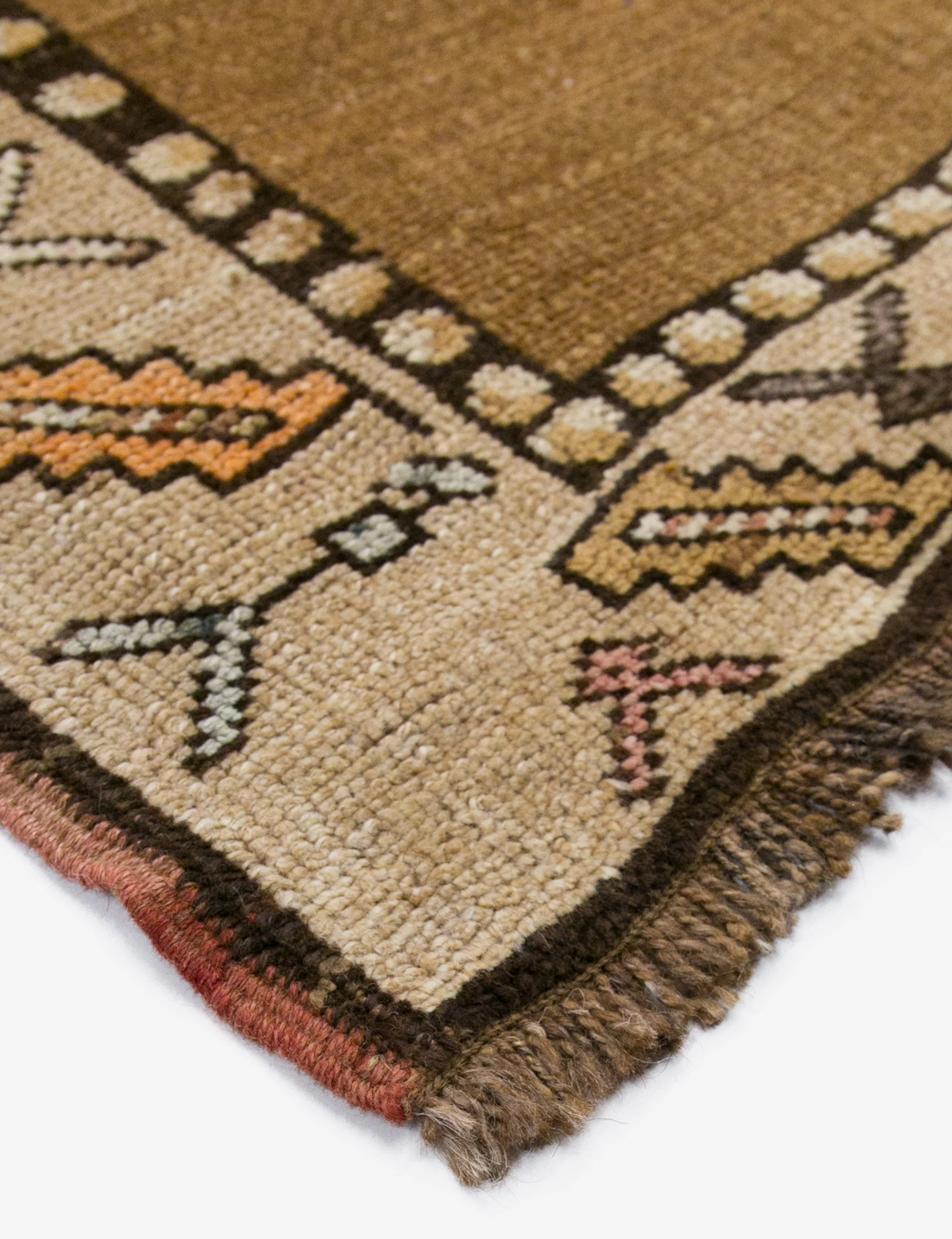 Vintage Turkish Hand-Knotted Wool Rug No. 374, 5'6" x 12'2" - Image 2