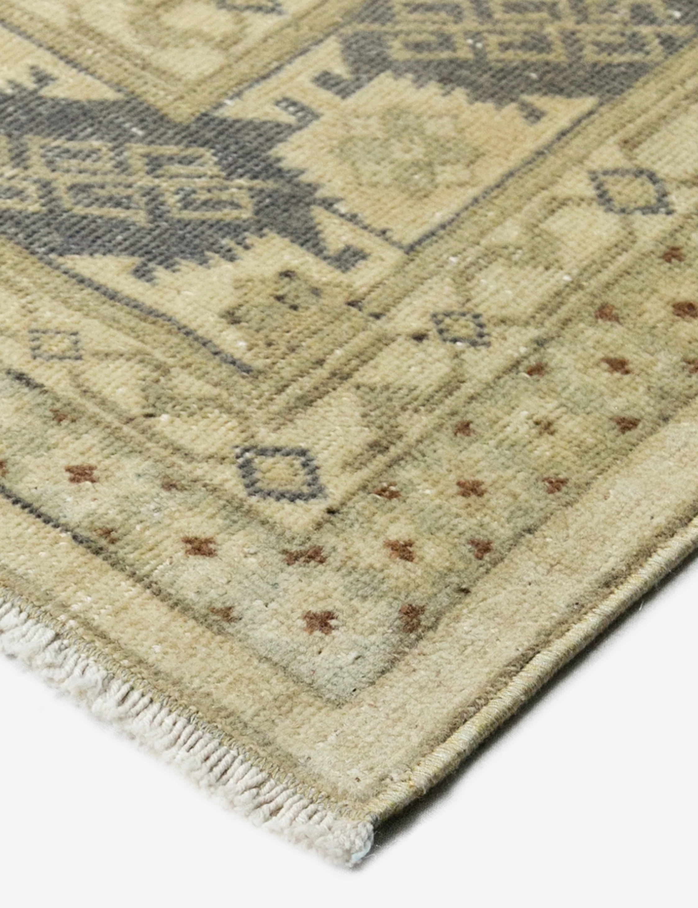 Vintage Turkish Hand-Knotted Wool Rug No. 382, 6'5" x 9'5" - Image 2