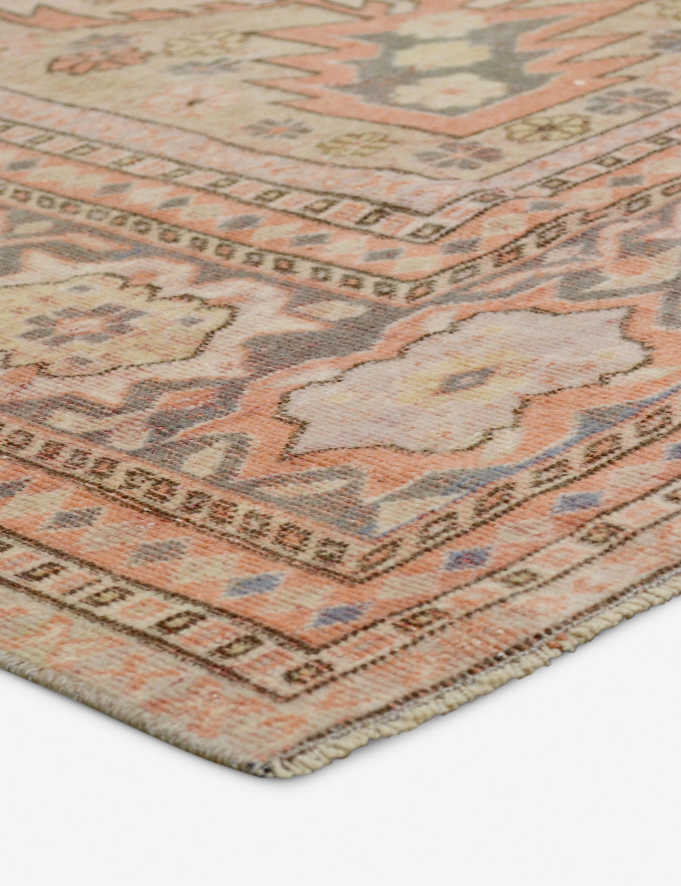 Vintage Turkish Hand-Knotted Wool Rug No. 414, 7' x 10'6" - Image 2