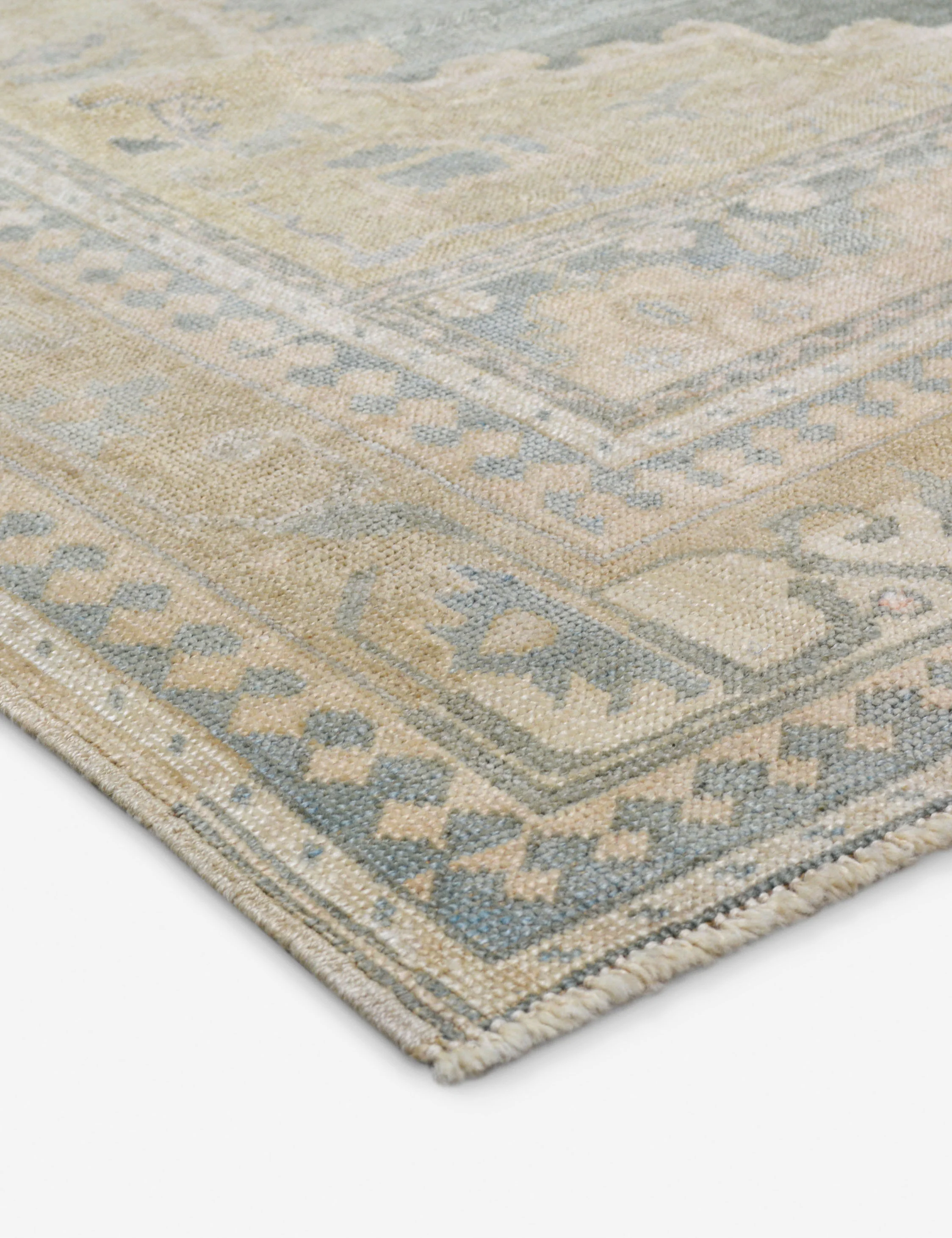 Vintage Turkish Hand-Knotted Wool Rug No. 417, 5'4" x 9'6" - Image 2