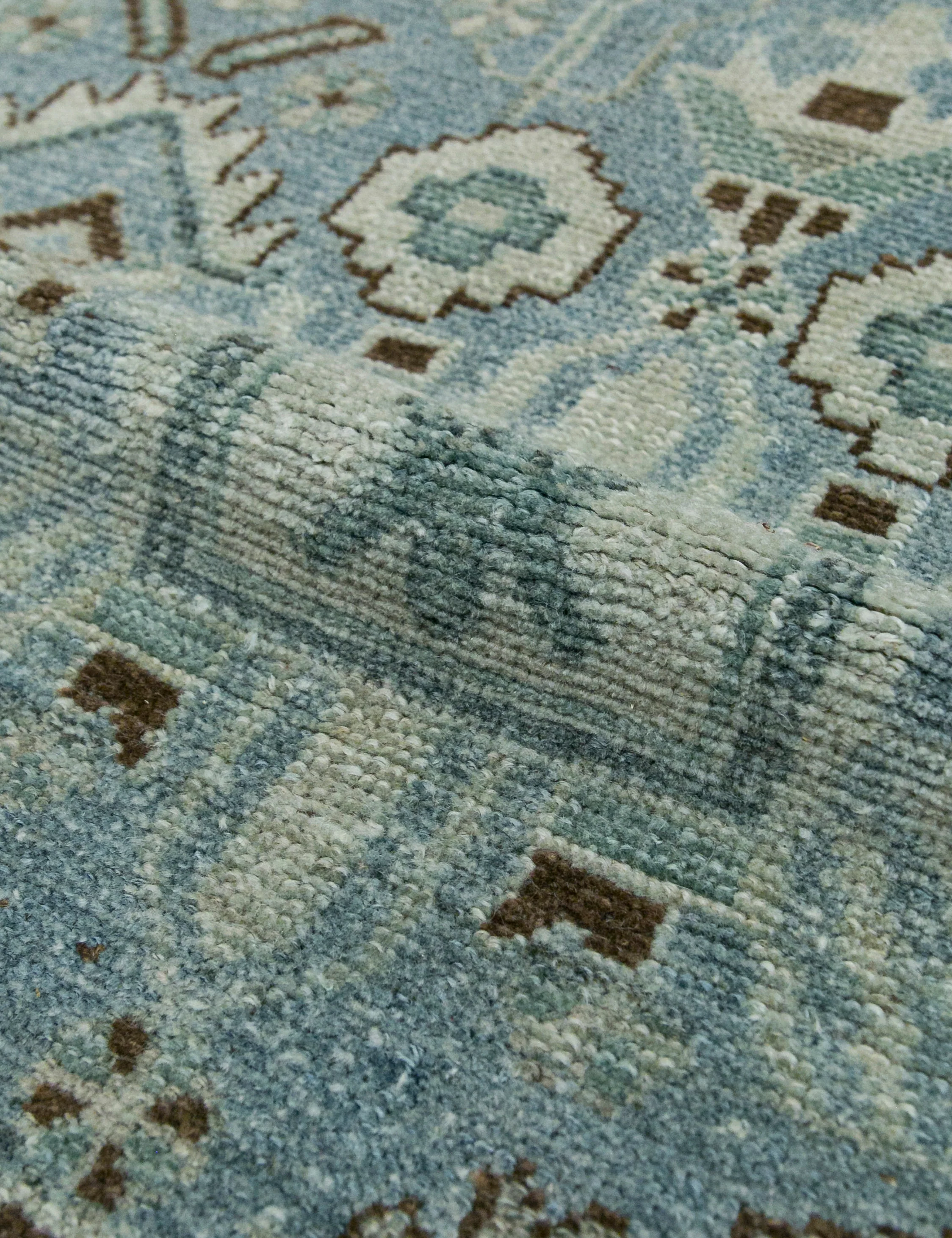 Vintage Turkish Hand-Knotted Wool Rug No. 451, 4'3" x 6'8" - Image 3