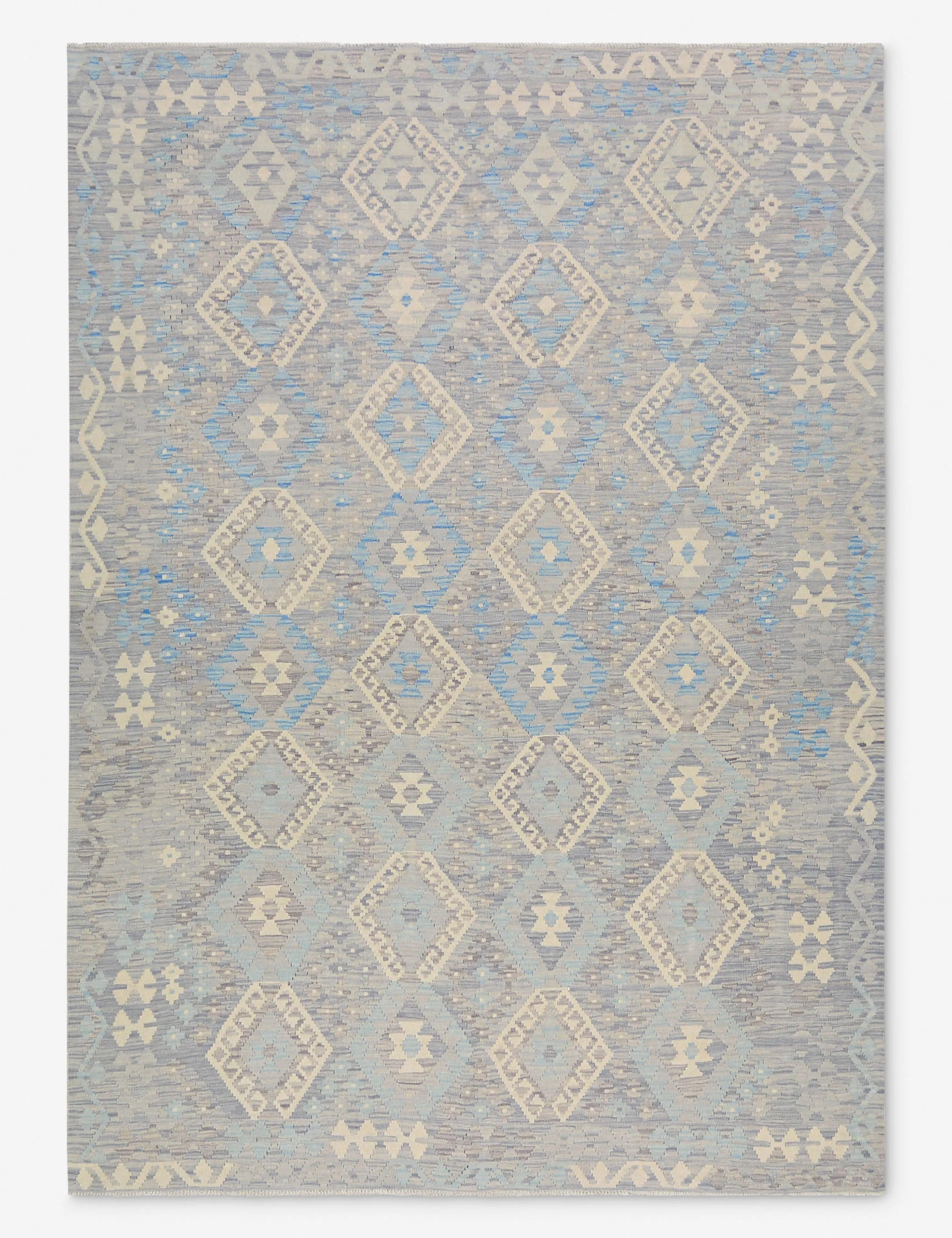 Vintage Turkish Hand-Knotted Wool Rug No. 470, 6' 8" x 9' 6"
