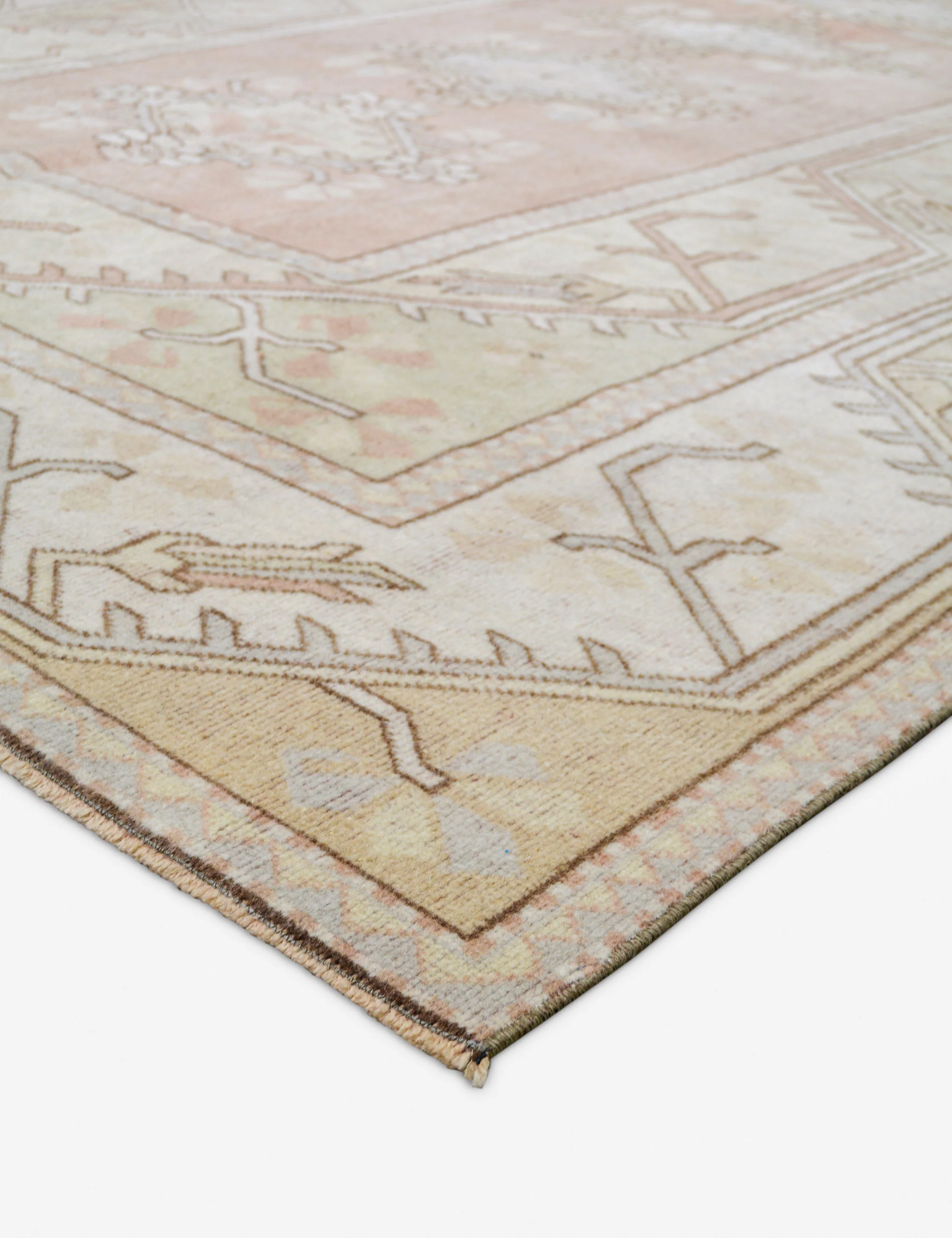 Vintage Turkish Hand-Knotted Wool Rug No. 486, 6' 5" x 9' 4" - Image 2