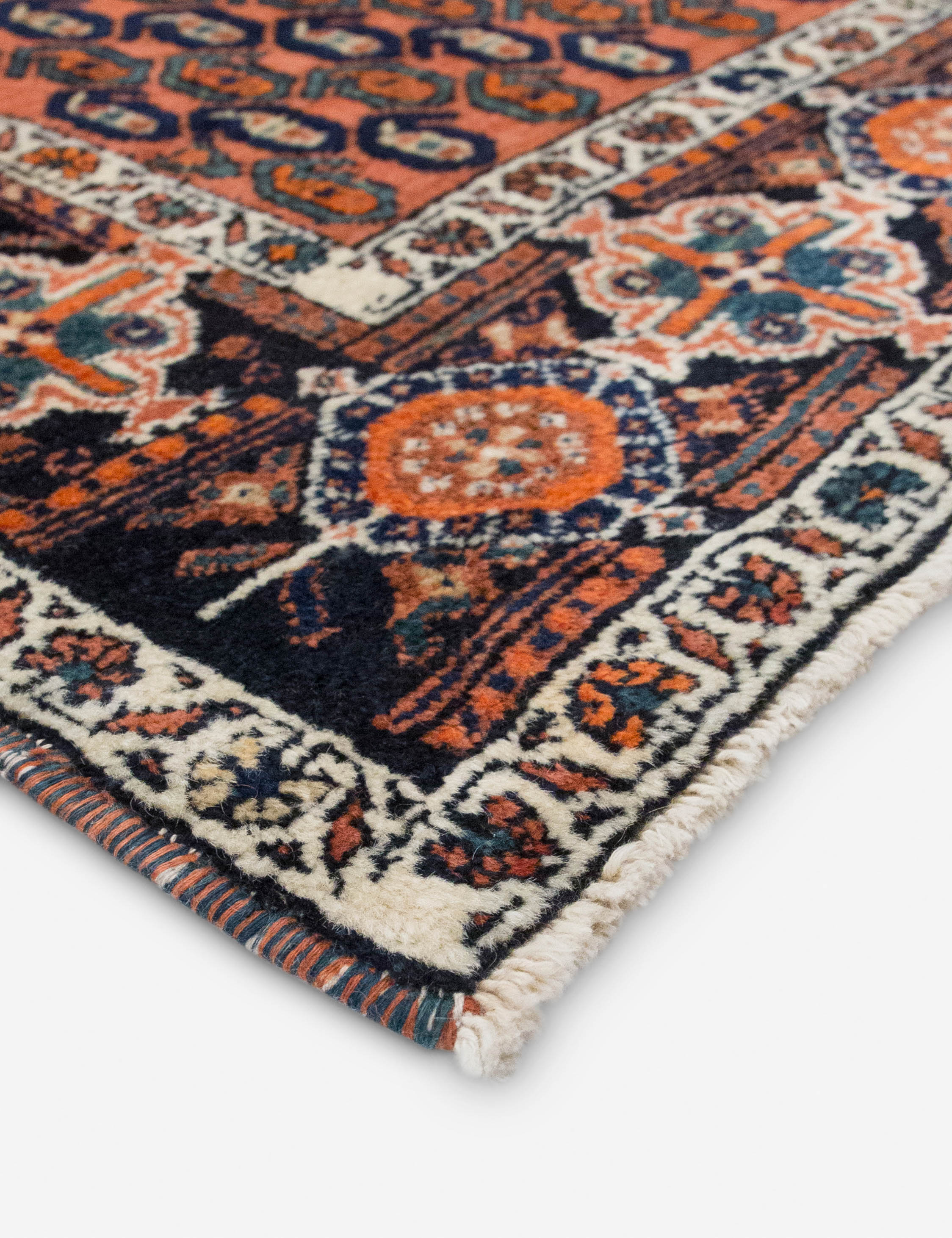 Vintage Turkish Hand-Knotted Wool Rug No. 534, 4'7" x 6'5" - Image 2