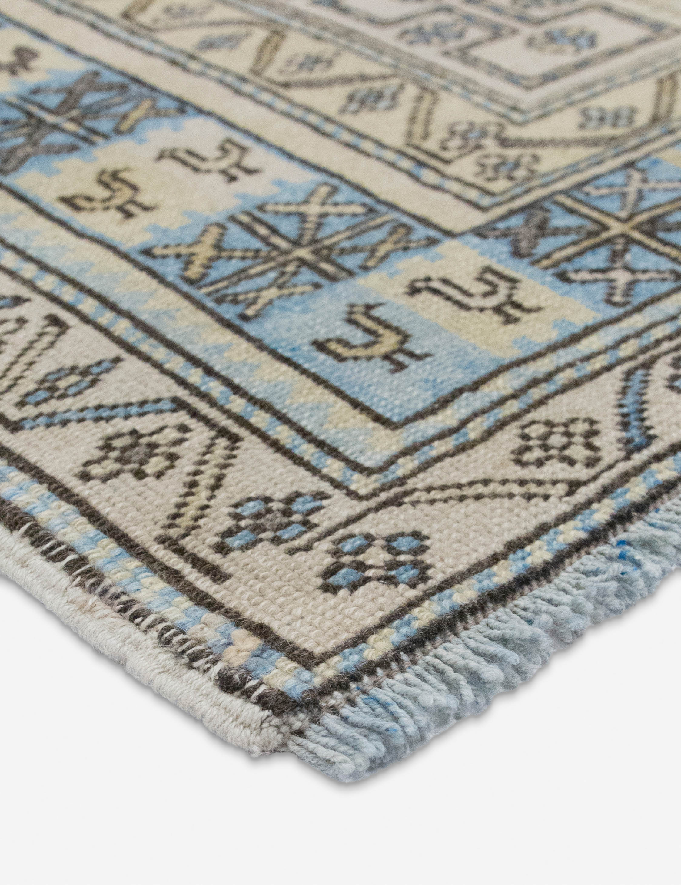 Vintage Turkish Hand-Knotted Wool Rug No. 563, 4'6" x 6'2" - Image 2