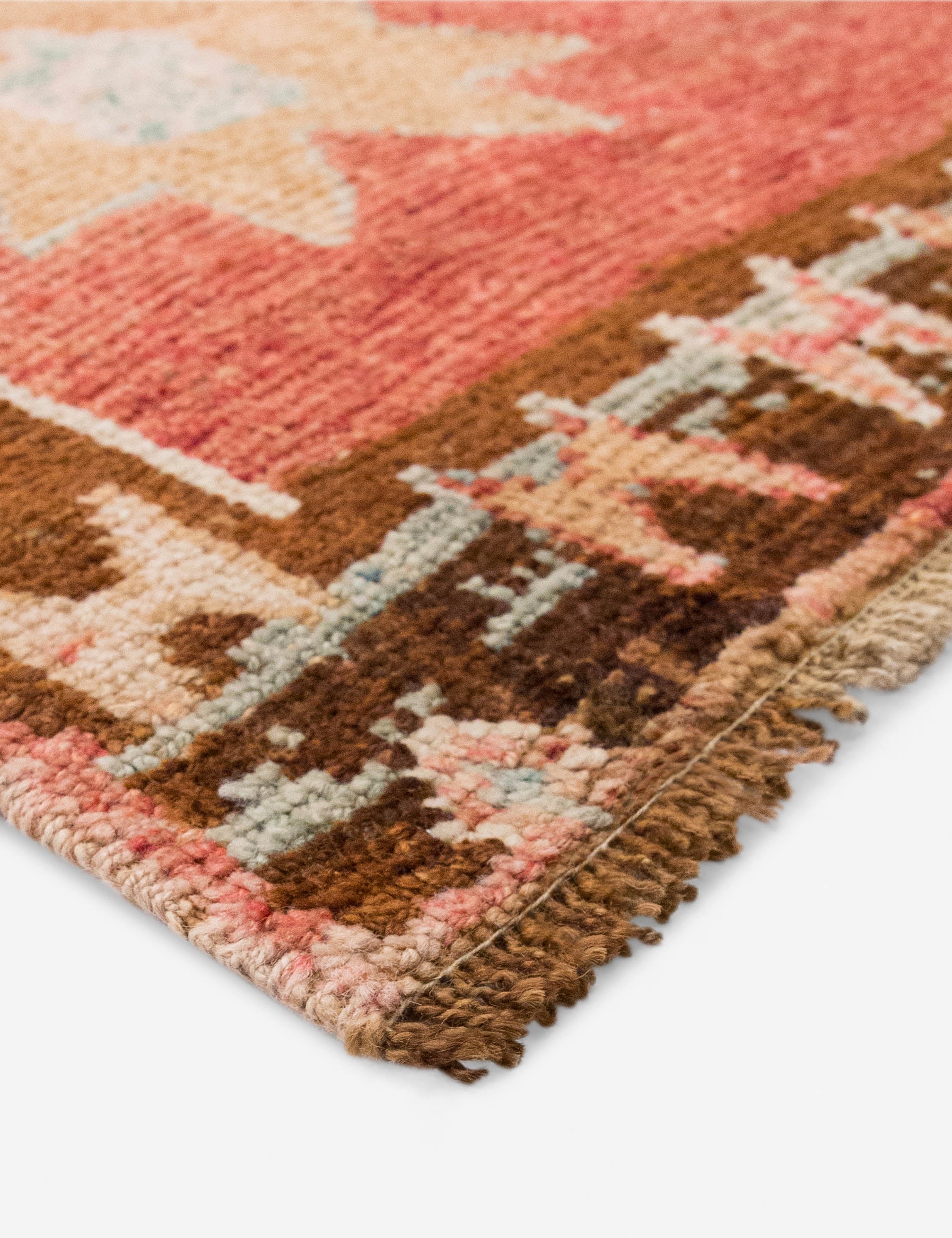 Vintage Turkish Hand-Knotted Wool Runner Rug No. 298, 5'9" x 12'5" - Image 2