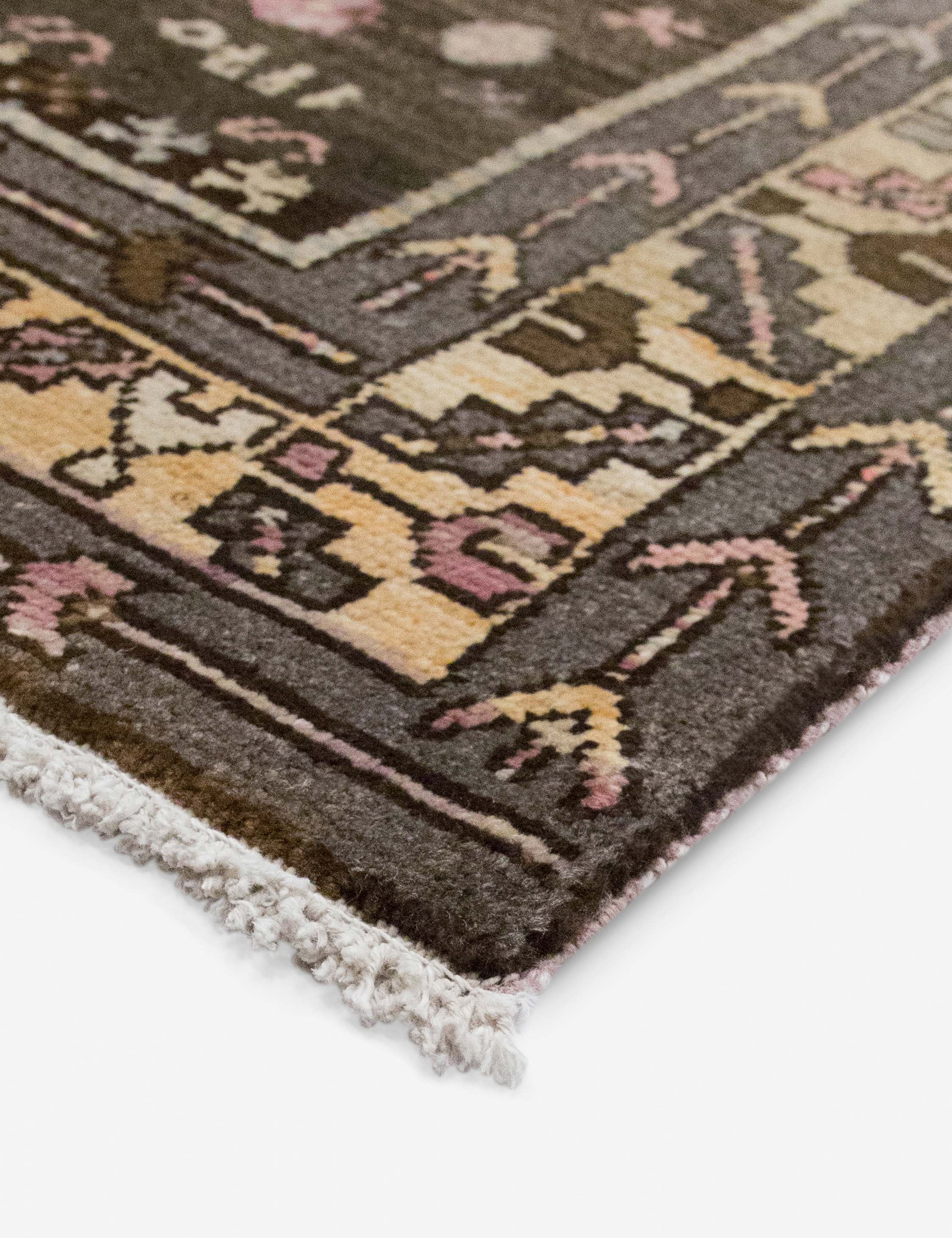Vintage Turkish Hand-Knotted Wool Runner Rug No. 304, 4'6" x 13'9" - Image 2