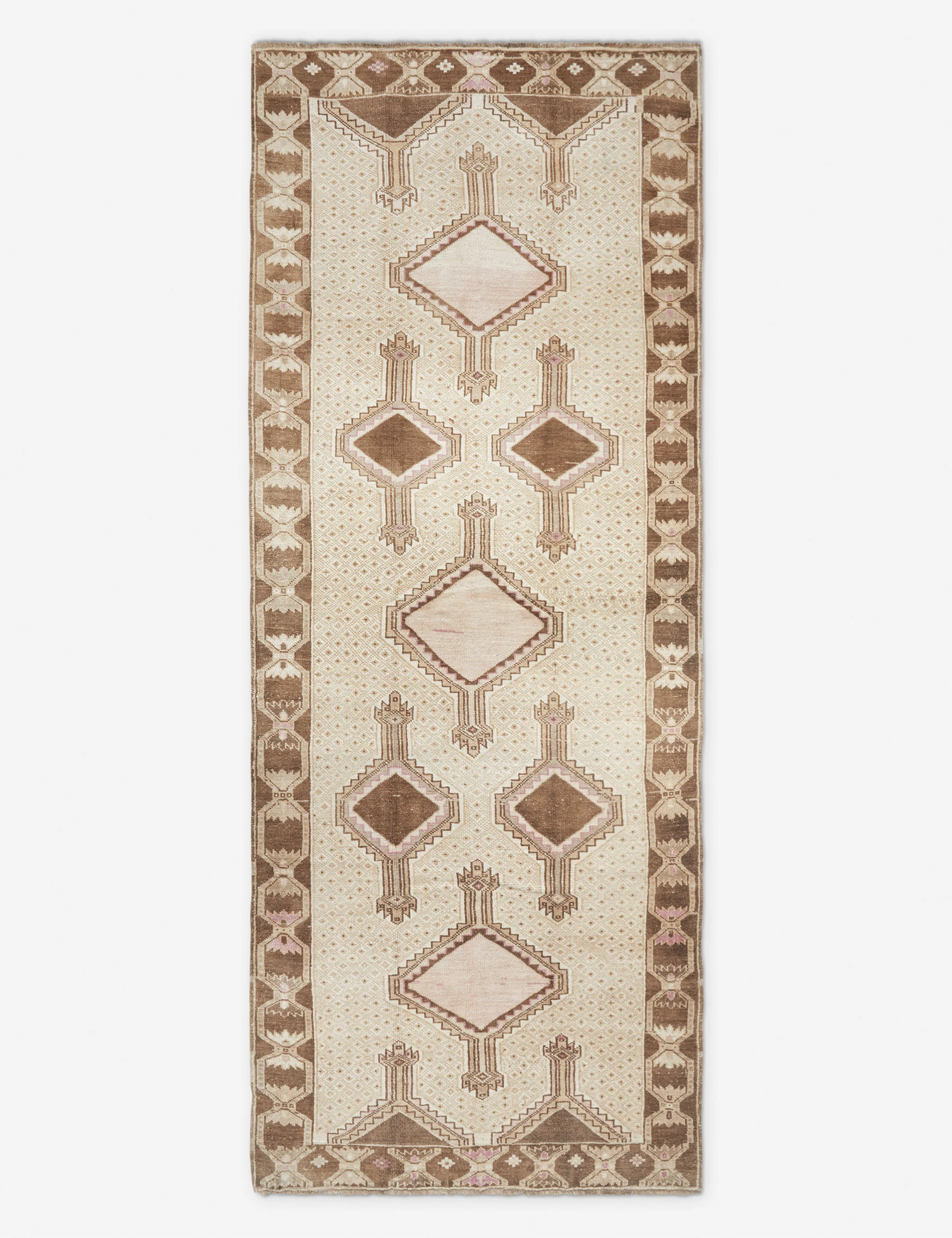 Vintage Turkish Hand-Knotted Wool Rug No. 238, 4'8" x 12'1"