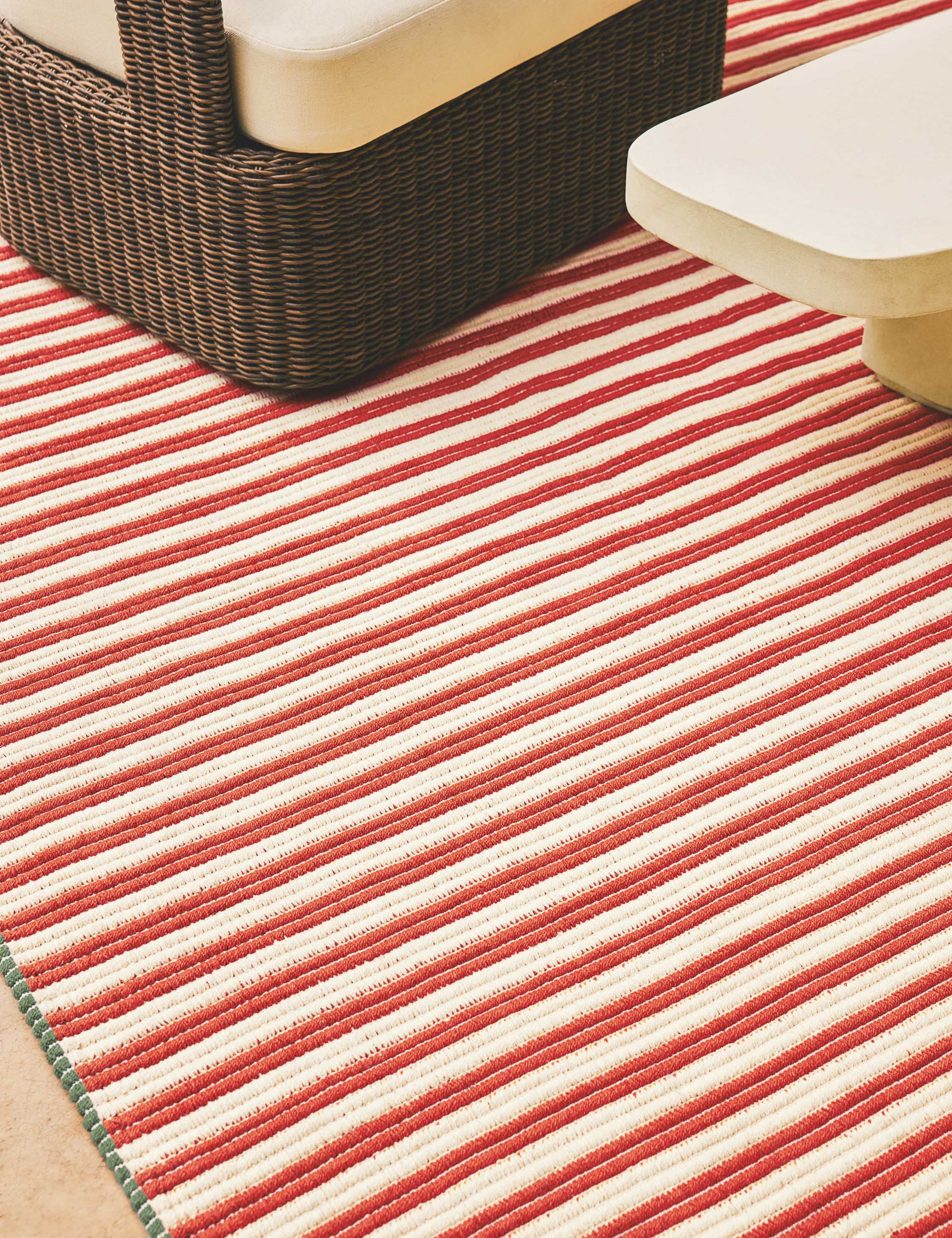 Volante Indoor / Outdoor Rug Swatch, Chili - Image 3
