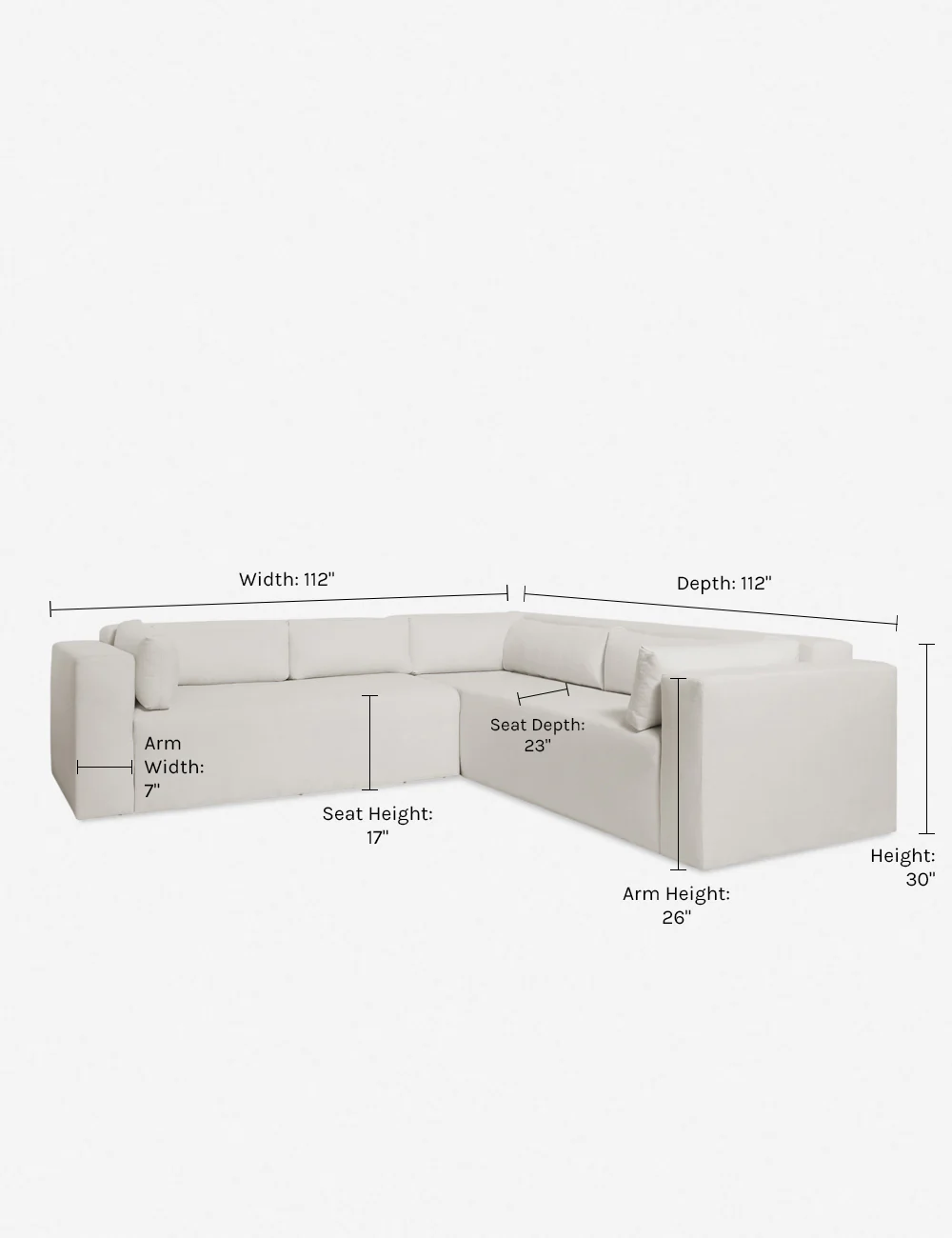 Zeren Corner Sectional Sofa - Image 32